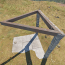 Треугольный потолочный каркас из металла