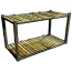 Half Height Bamboo Shelves