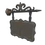 Two Sided Ornate Hanging Sign