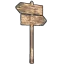 Double Sign Post