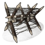 Barbed Wooden Barricade